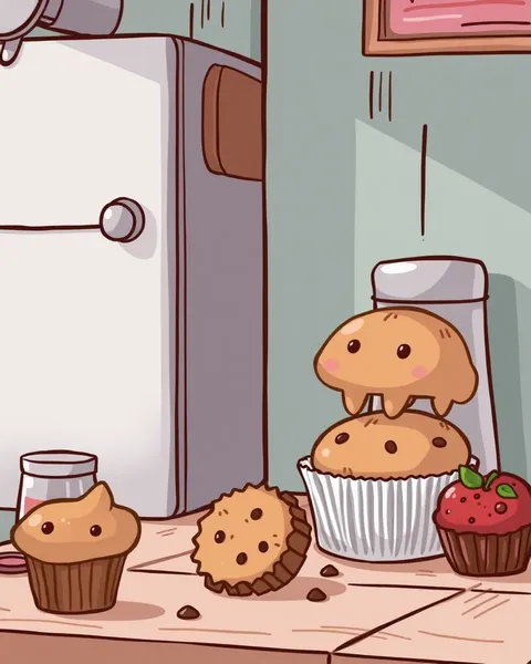 Imágenes de dibujos animados de Muffin: Resumen de Imágenes de Dibujos Animados de Muffin