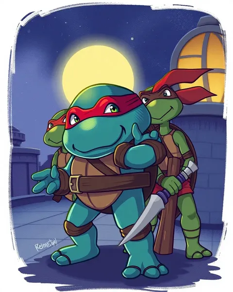 Imágenes de dibujos animados de Tmnt para descargar gratuitamente