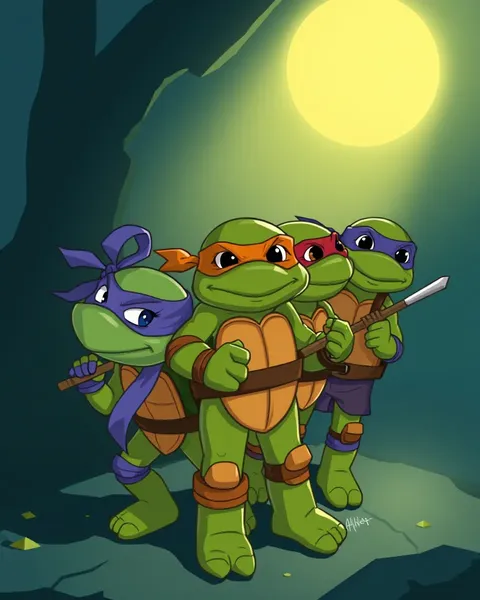 Imágenes de dibujos animados de Tortugas Ninja