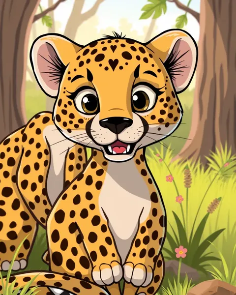 Imágenes de dibujos animados de cheetah descarga