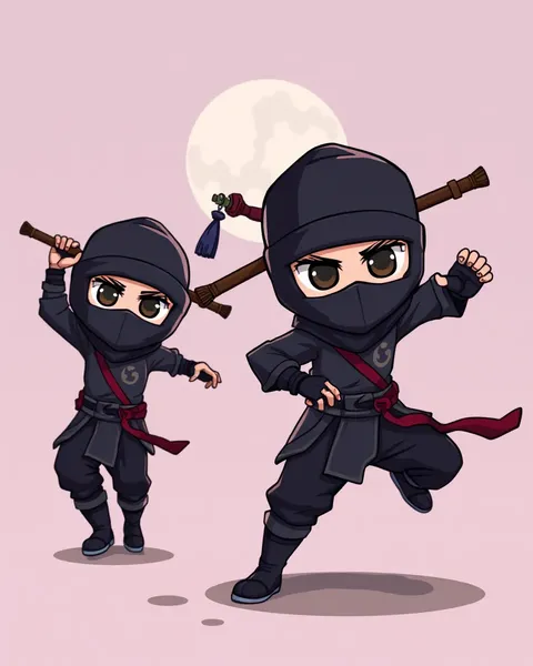 Imágenes de dibujos animados de ninjas desveladas