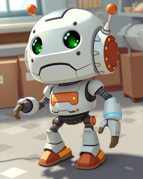 Imágenes de dibujos animados de robots para niños