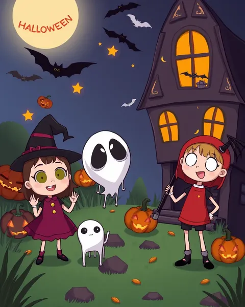 Imágenes de disfraces de Halloween divertidas de dibujos animados