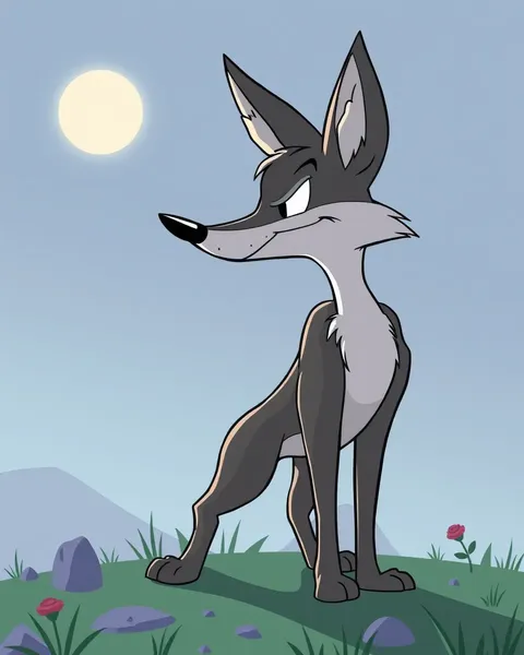 Imágenes de escenas de dibujos animados de coyote para diversión familiar