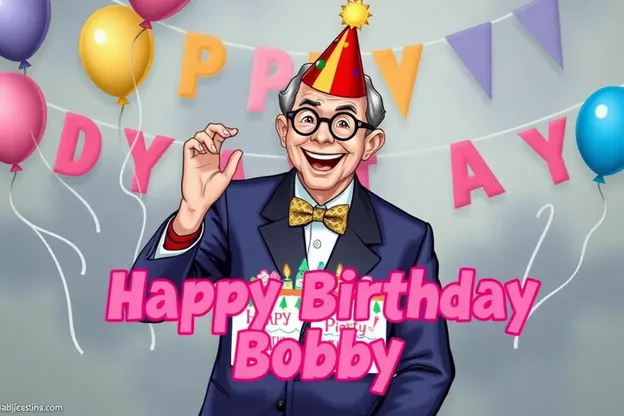 Imágenes de feliz cumpleaños Bobby con GIF animados