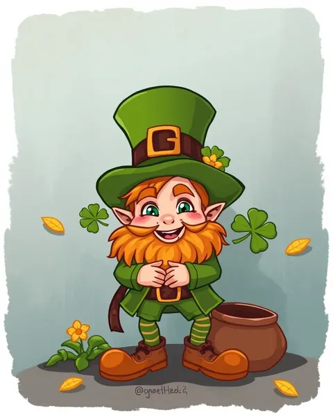 Imágenes de galletas de duendes leprechauns atractivas para la imaginación joven