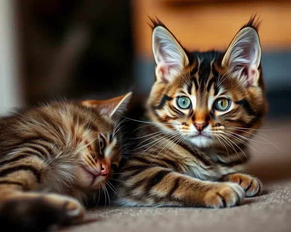 Imágenes de gatitos Maine Coon: Cuteness adorables de sobrecarga