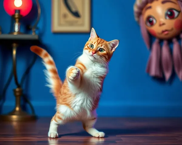 Imágenes de gato bailando traen sonrisas a los rostros de las personas