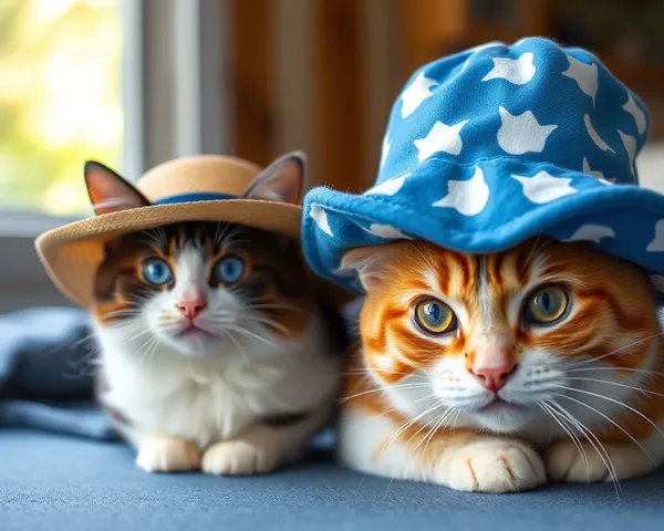 Imágenes de gato y sombrero: retratos fantasiosos de gatos con sombreros