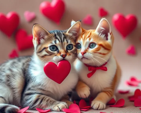 Imágenes de gatos de San Valentín: fotos coloridas de la alegría felina