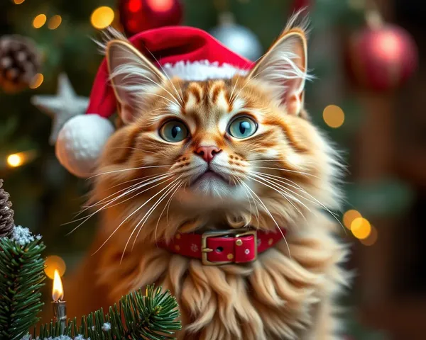 Imágenes de gatos divertidas de Navidad para difundir alegría en las fiestas