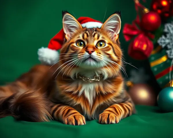 Imágenes de gatos divertidas para Navidad para hacer que sea divertido