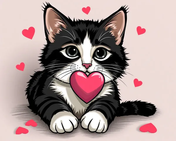 Imágenes de gatos valentineros adorables para el Día de San Valentín