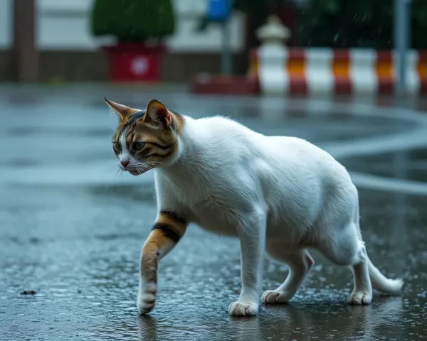 Imágenes de gatos y perros cayendo del cielo