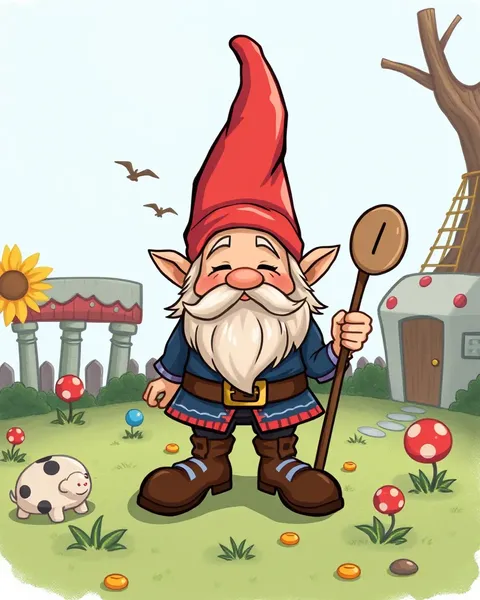 Imágenes de gnome de cómic: Whimsy agradable revelada