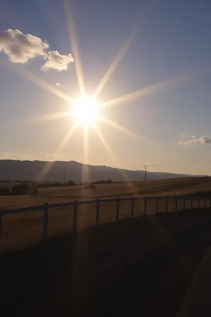 Imágenes de la mañana con el calor del sol