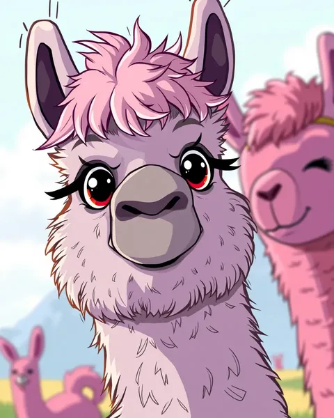 Imágenes de llama cartoon para todos