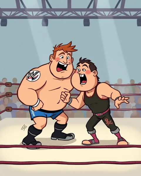 Imágenes de lucha libre de Cartoon para valor de entretenimiento