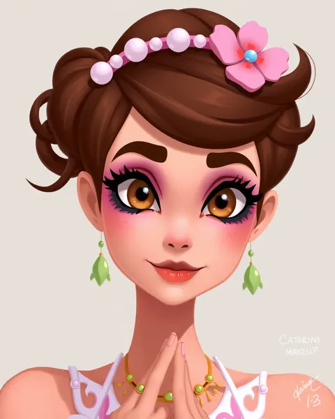 Imágenes de makeup de cartoon para arte whimsical