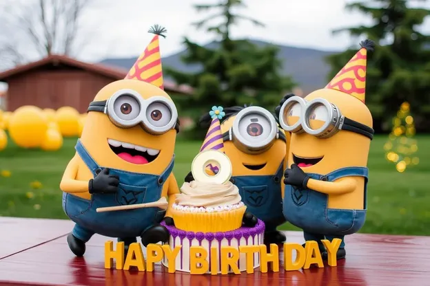 Imágenes de minions de cumpleaños felices celebren el día