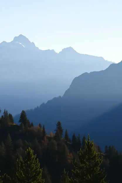 Imágenes de montaña: imágenes de montaña por la mañana