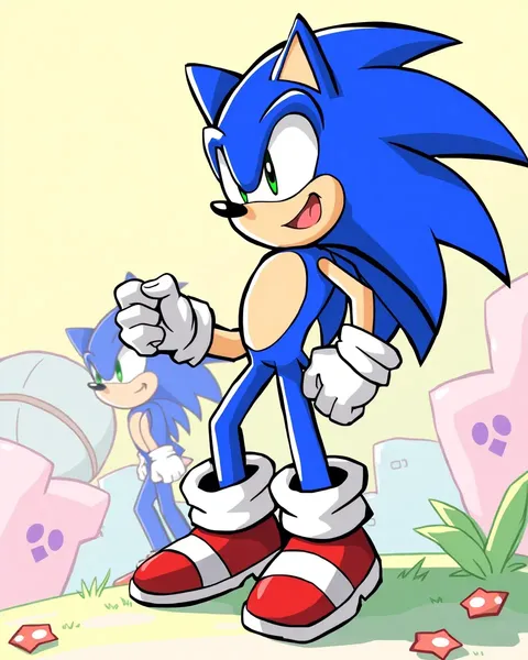 Imágenes de personajes de Sonic de dibujos animados