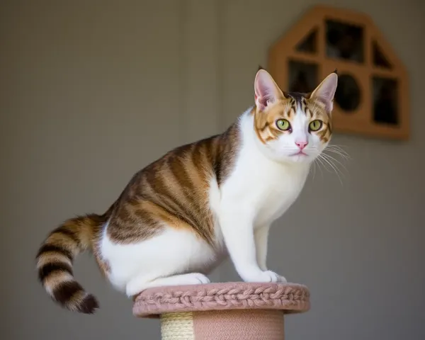 Imágenes de torre de gato: estructuras majestuosas para el paraíso de los gatos