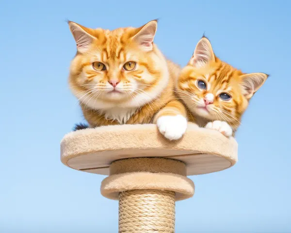 Imágenes de torre de gato: ideas de mobiliario felino que se eleva