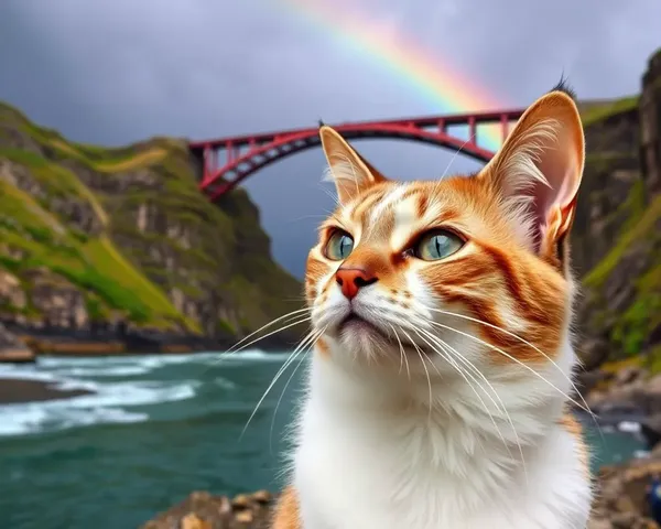 Imágenes del Viaje del Gato al Puente de la Arcoíris