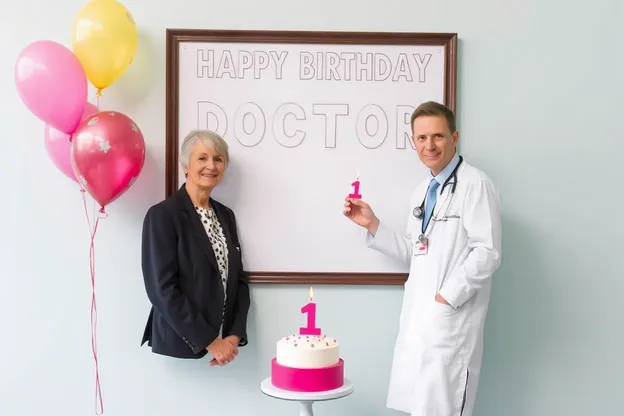 Imágenes del cumpleaños feliz del doctor que captura la belleza de la vida