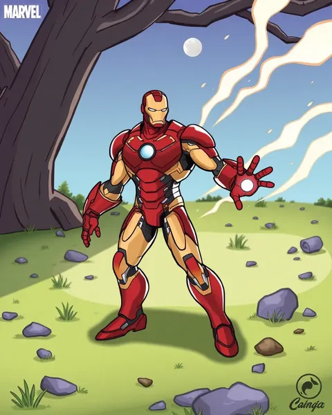 Imágenes impresionantes de Iron Man de cartoon para disfrutar