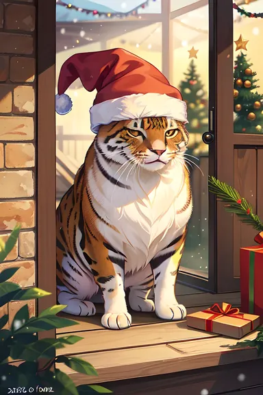 Imágenes mágicas de animales en Navidad