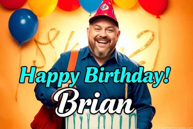 Imágenes y Ideas para Celebrar el Cumpleaños de Brian