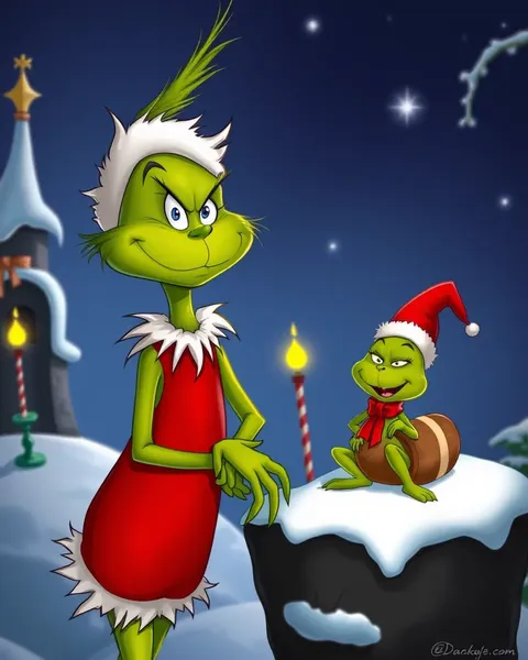 Imágenes y diseños del Grinch del dibujo animado