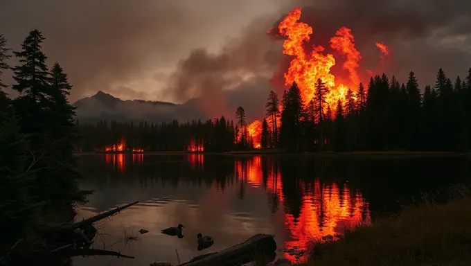 Incendio de lago 2025: Llamas se propagan rápidamente por el condado de lago