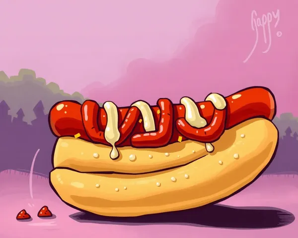 Información de Extensión de Archivo PNG sobre Hotdog Proporcionada