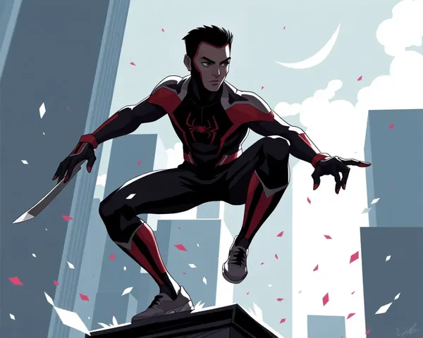 Información de extensión de archivo PNG de Miles Morales