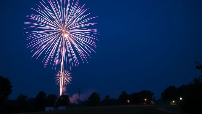 Información del evento de fuegos artificiales del parque del condado de Mercer 2025