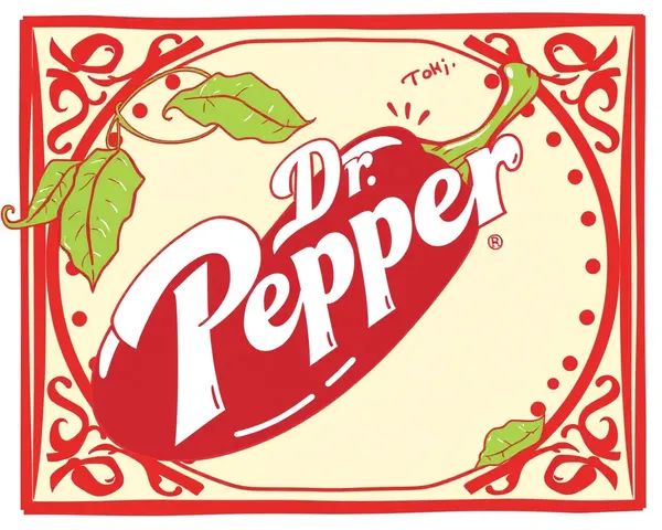 Inspiración de diseño de logo PNG de Dr Pepper