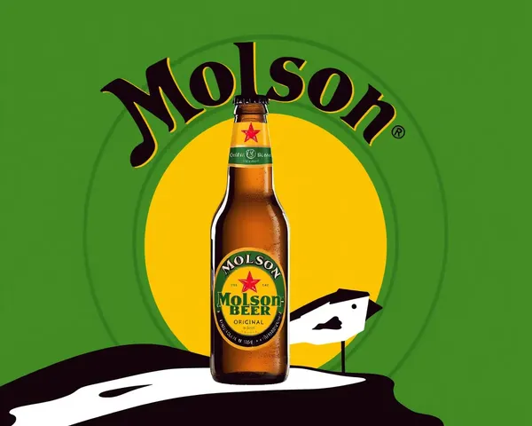 Inspiración de diseño de logotipo icónico original de cerveza Molson, PNG