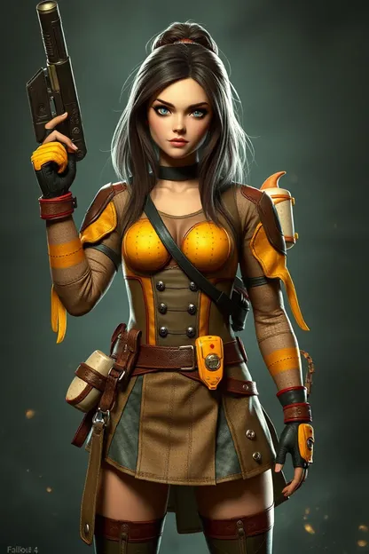 Inspiración de diseño de personajes de Fallout 4 Girl: Fusion