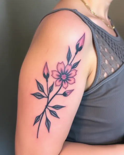 Inspiración de diseño de tatuaje de brazo femenino