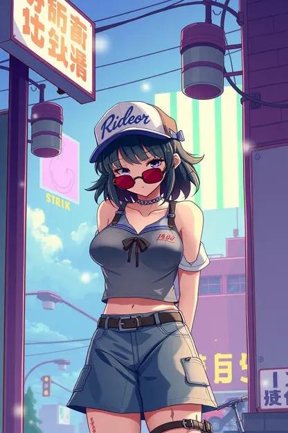 Inspiración de moda de anime para chicas gangster estéticas, outfit