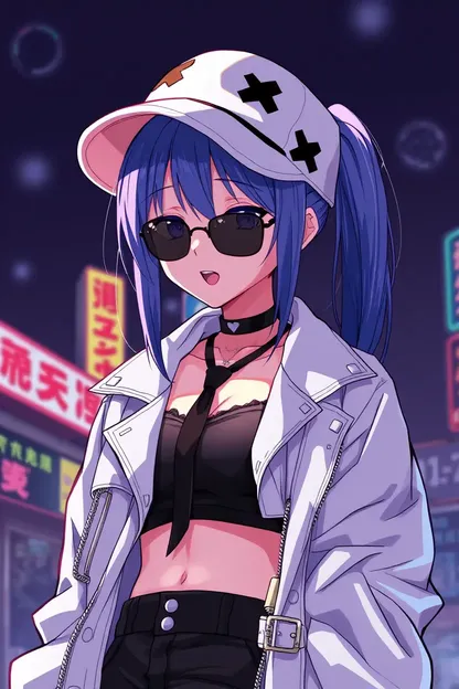 Inspiración de moda de anime para niñas gangster