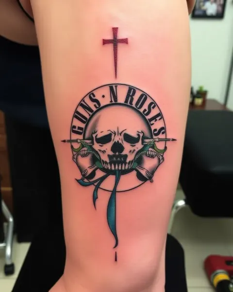 Inspiración de tatuaje de Guns N' Roses para artistas