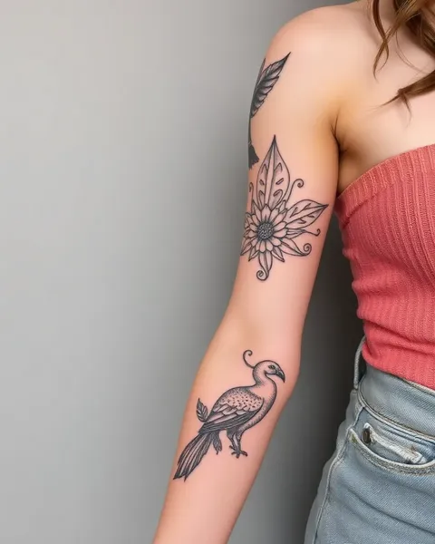 Inspiración para Diseños de Tatuajes de Brazo para Mujeres