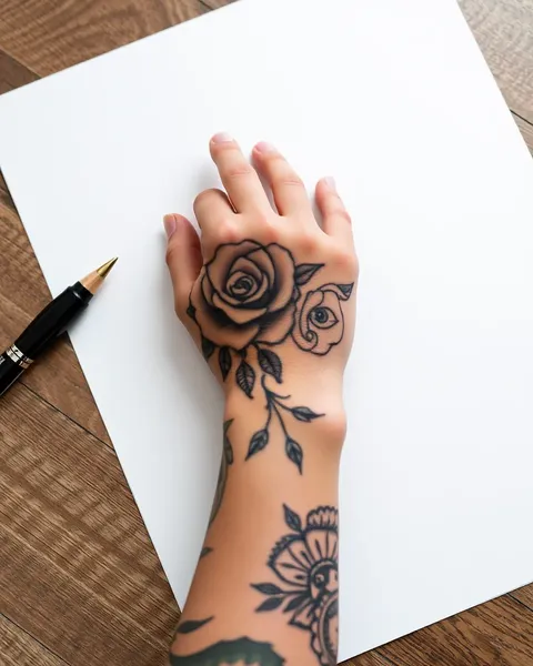 Inspiración para diseños de tatuajes en papel