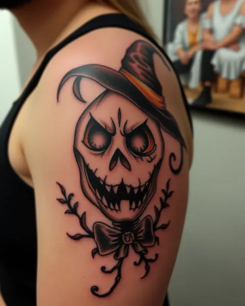 Inspiración para diseños únicos de tatuaje de calabaza de Jack O'Lantern