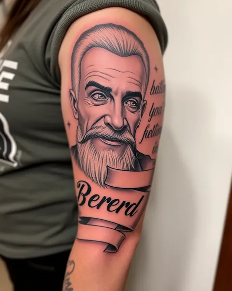 Inspiración para la historia de vida de abuelo en tatuajes