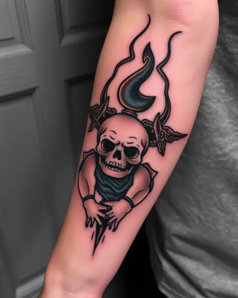 Inspiración para la manga de tatuaje de Isaac enlazado